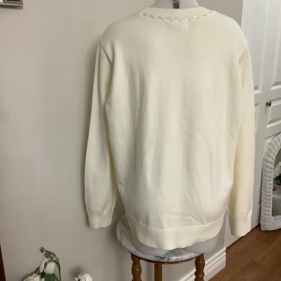 Joe Fresh XL Ivory Sweater LIKE NEW - Picture 3 of 10